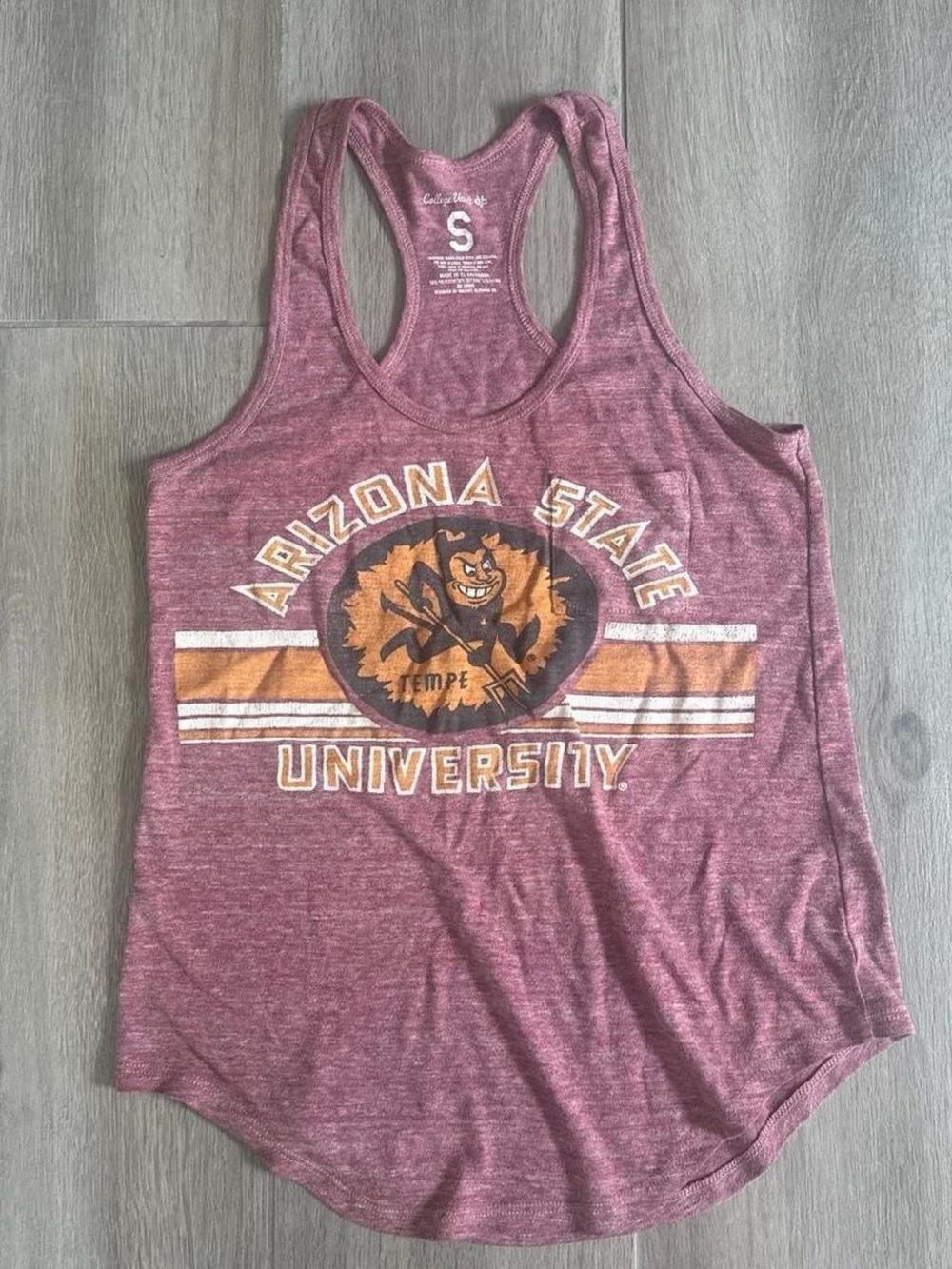 Arizona State University Maroon Racerback Tank Top - Women's